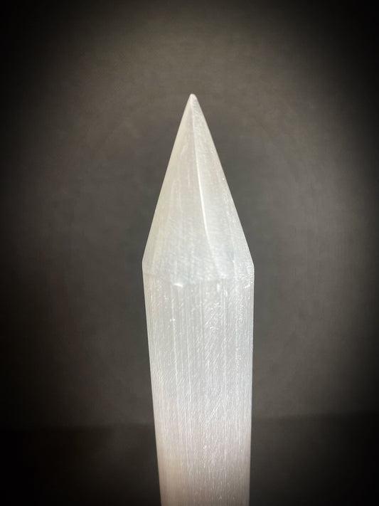 Gorgeous Selenite Wand Points Crystal Charging From Morocco