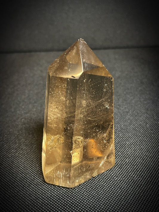 Outstanding Smoky Quartz Prism Point Free Standing Statement Piece Perfect Gift From Madagascar