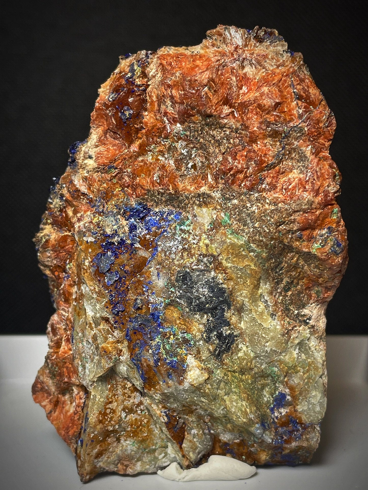 Outstanding Natural Raw Azurite From Madagascar Collectors Piece Home Décor (box included)