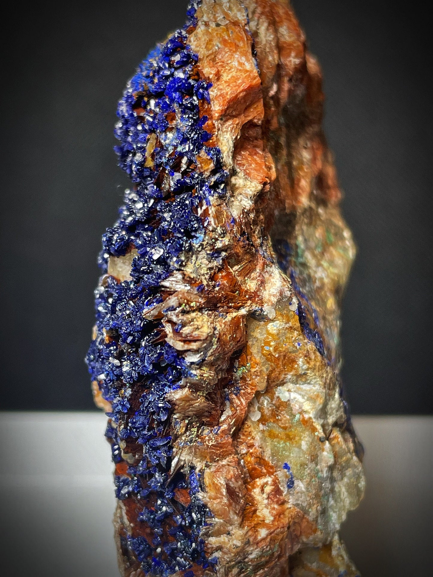 Outstanding Natural Raw Azurite From Madagascar Collectors Piece Home Décor (box included)