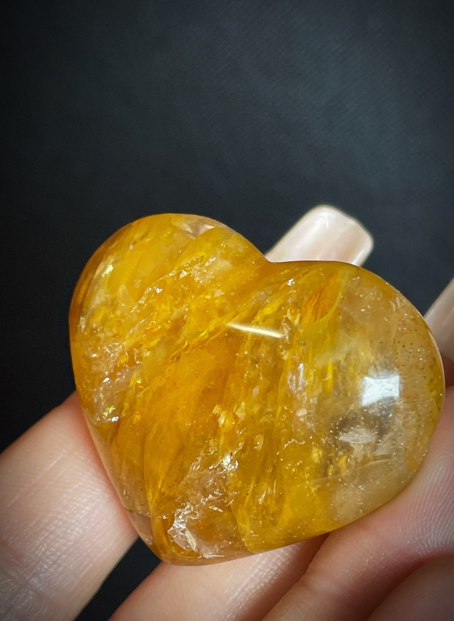 Gorgeous Mini Golden Healer Hearts x1 3.90 each Home décor Perfect Gift