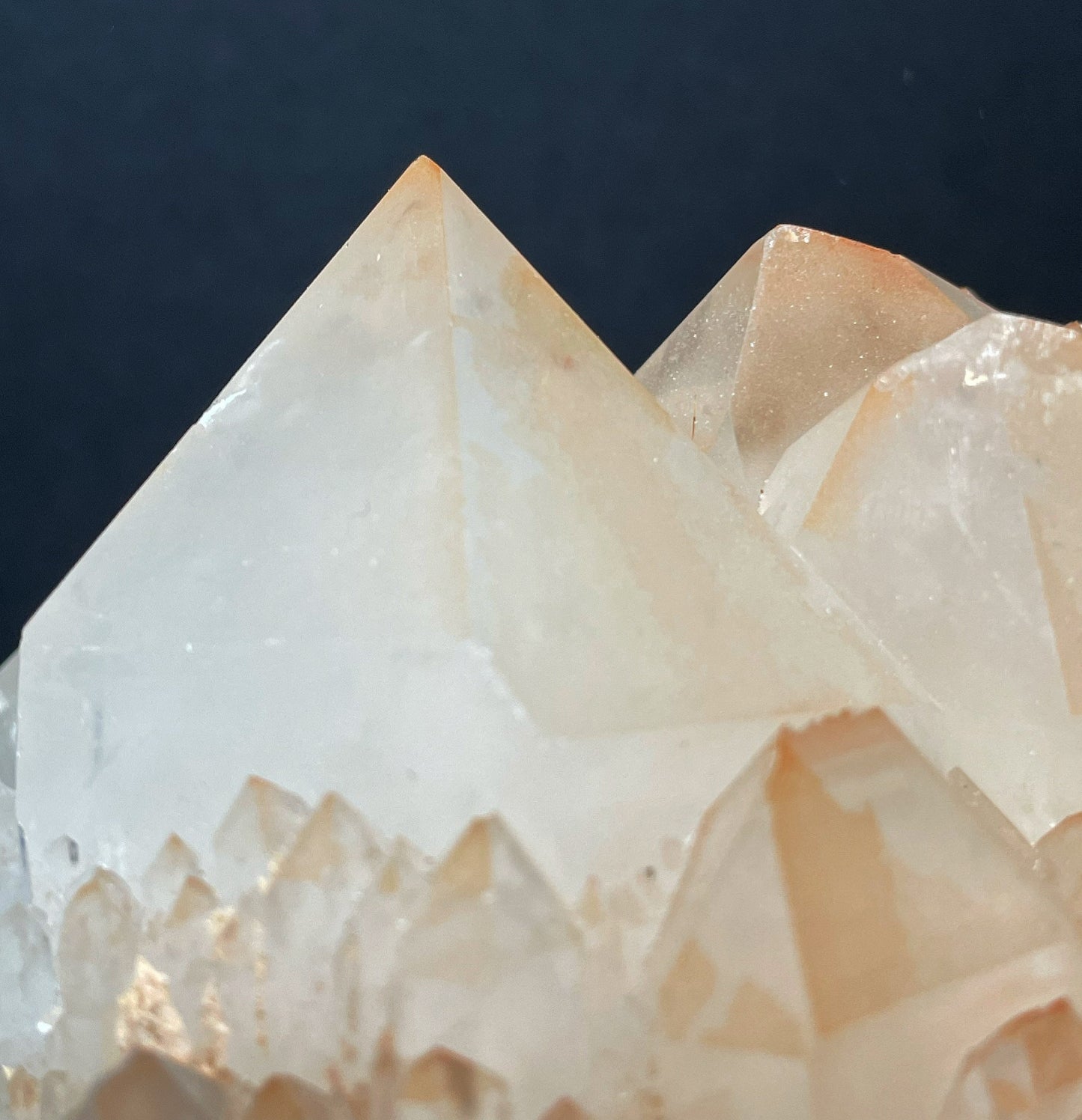 Rare Natural Exceptional Double Terminated Clear/ Pink Quartz Cluster from Madagascar Collectors Piece Statement Piece Home Decor