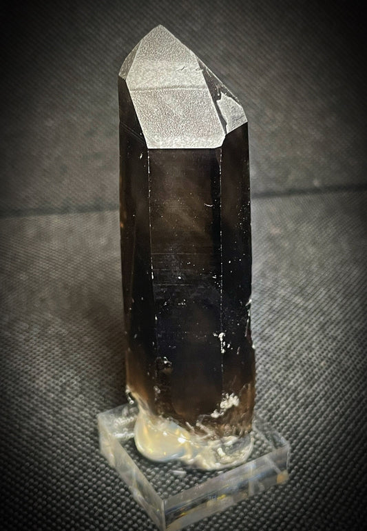 Outstanding Natural Smoky Quarts Point Stand Included Statement Piece Perfect Gift From The Smoky Bear Claim Lincoln Co N Mexico