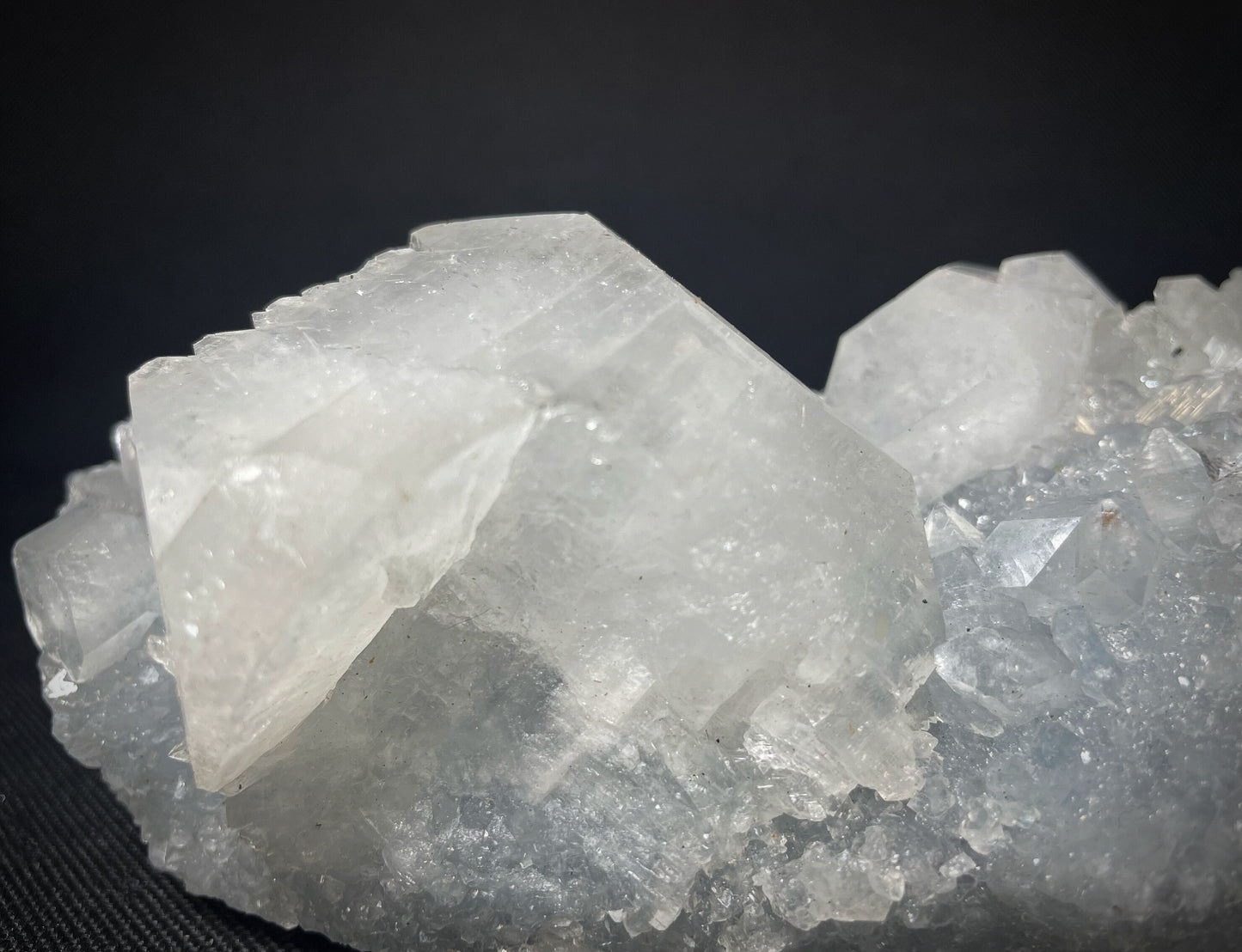 Outstanding Rare Apophyllite On Matrix From Jalgaon District Maharashtra India Collectors Specimen Home Décor