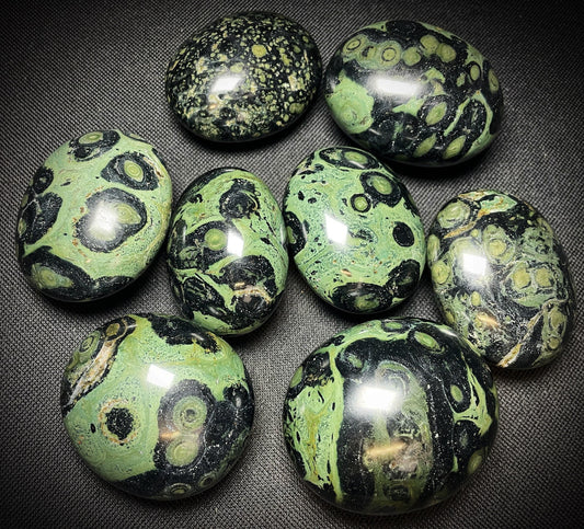 Gorgeous Kambaba Jasper Palm Stones Bag Home Décor Crystal Healing