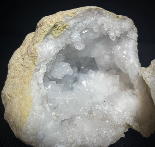 Medium Clear Quartz Crystal Geode- Sold Individually, Home Décor
