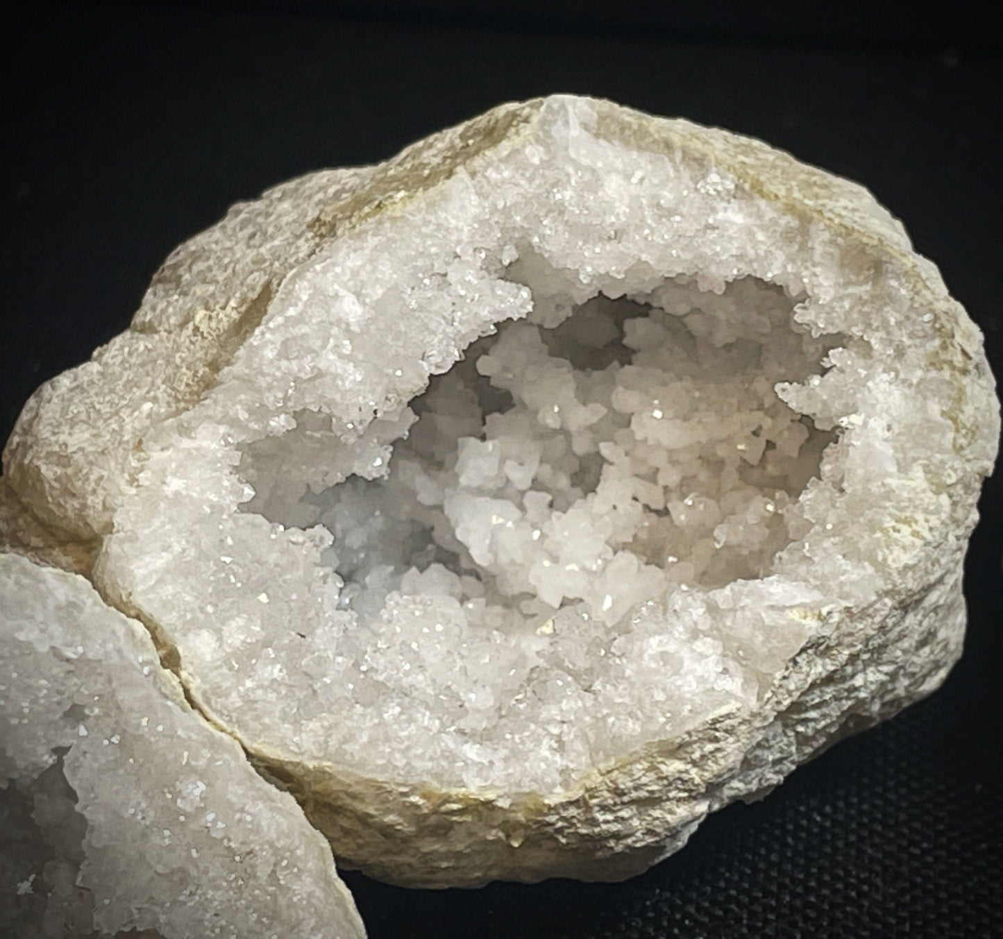 Medium Clear Quartz Crystal Geode- Sold Individually, Home Décor