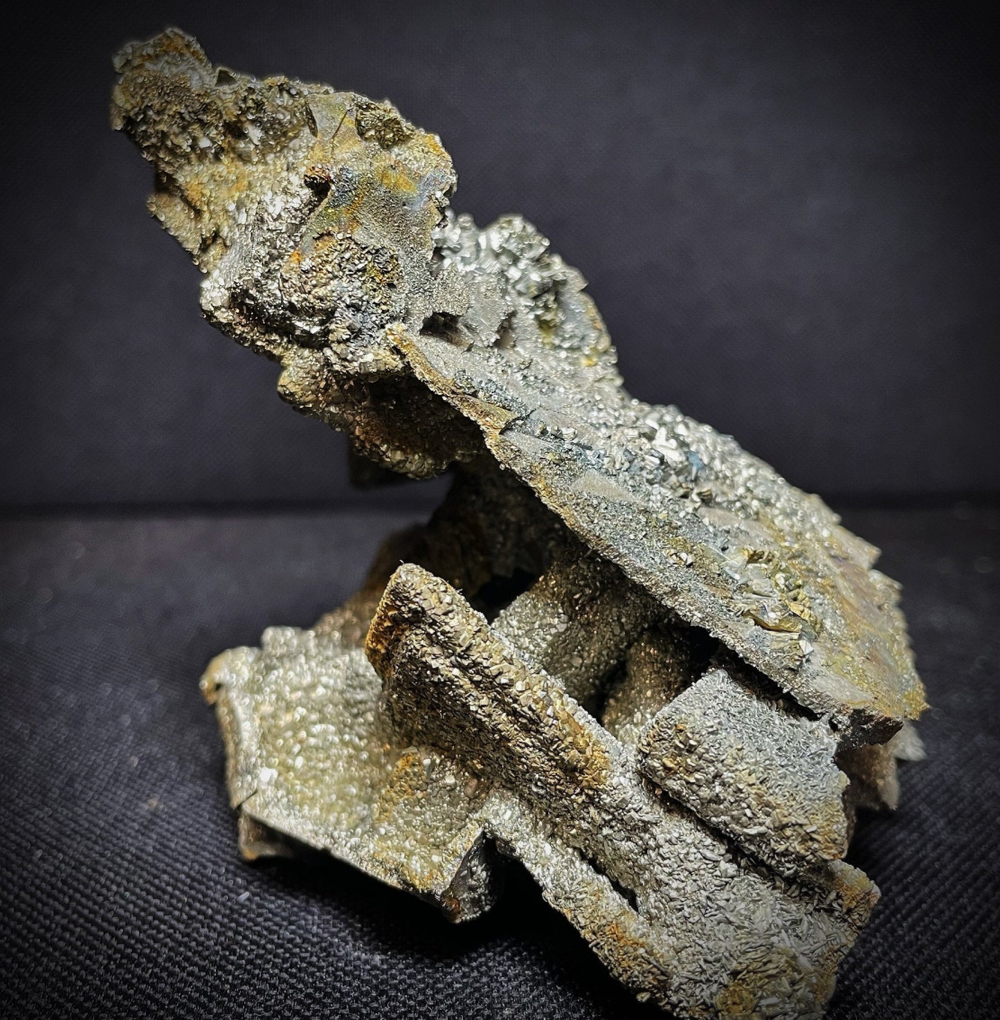 Outstanding Rare Natural Baryte Pseudomorph Marcasite Specimen Statement Piece Collectors Piece