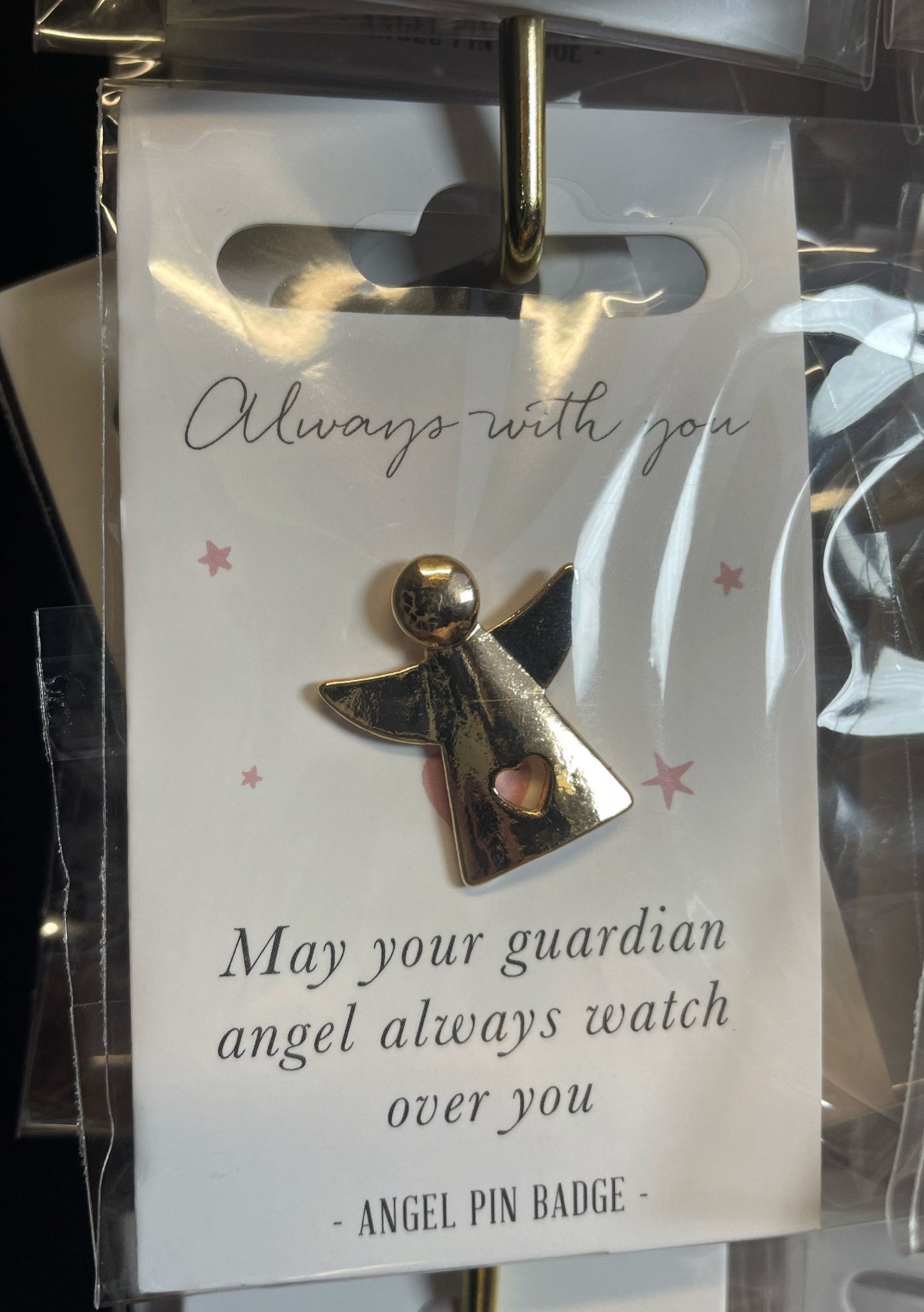 Little Angel Sentiment Pin Badge (Always With You) - Perfect Gift