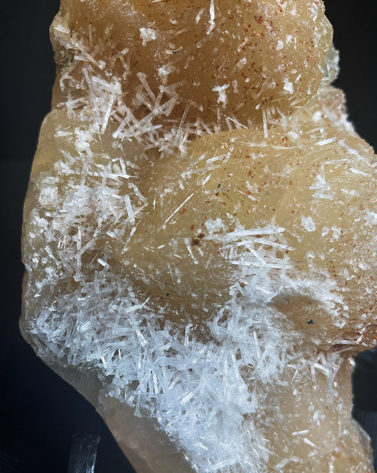 Scolecite And Stilbite From Jalgaon District Maharashtra India Collectors Specimen Home Décor