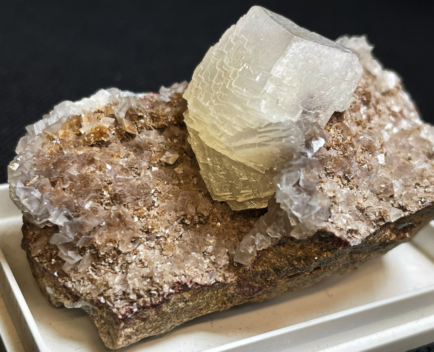 Calcite From Taffs Well Quarry, Pentyrch, Near Cardiff, Wales, Uk- Collectors Piece, Home Décor