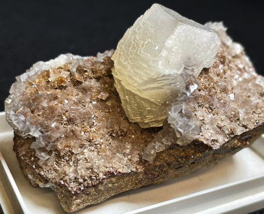 Calcite From Taffs Well Quarry, Pentyrch, Near Cardiff, Wales, Uk- Collectors Piece, Home Décor