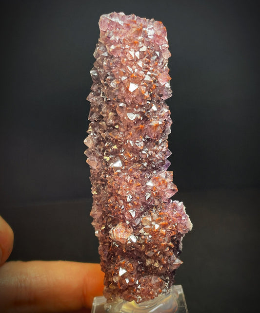Exceptional Amethyst With Hematite Inclusions From The Moon Light Mine, Thunder Bay, Ontario, Canada Piece, Home décor, Perfect Gift