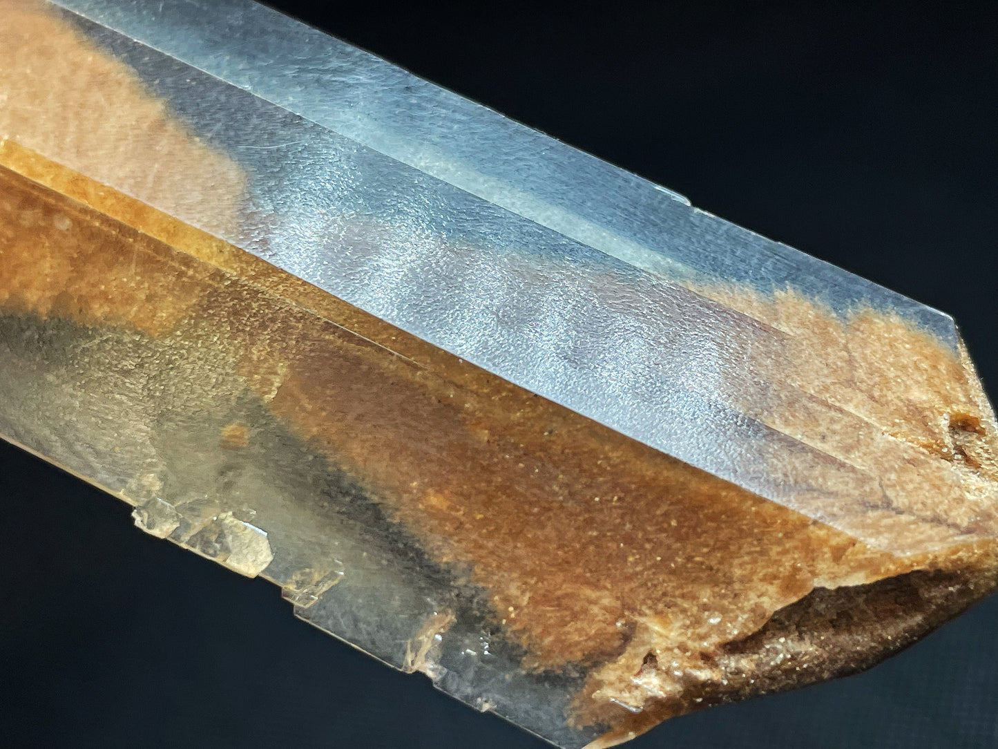 Gypsum Var Hourglass Selenite Jet, Alfalfa County, Oklahoma, USA- Crystal, Gift, Collectors Piece, Home Décor