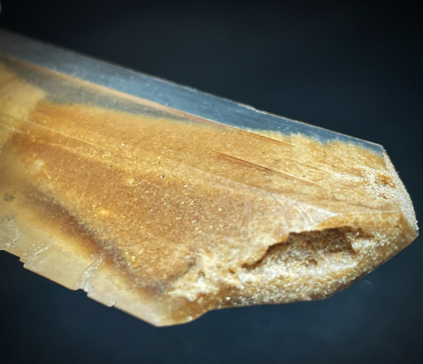 Gypsum Var Hourglass Selenite Jet, Alfalfa County, Oklahoma, USA- Crystal, Gift, Collectors Piece, Home Décor