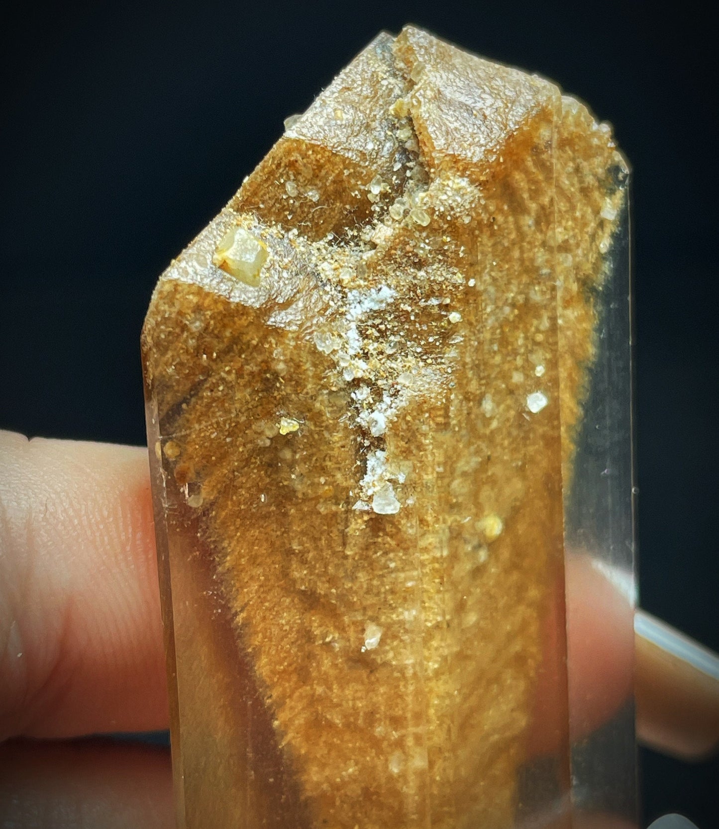 Gypsum Var Hourglass Selenite Jet, Alfalfa County, Oklahoma, USA- Crystal, Gift, Collectors Piece, Home Décor