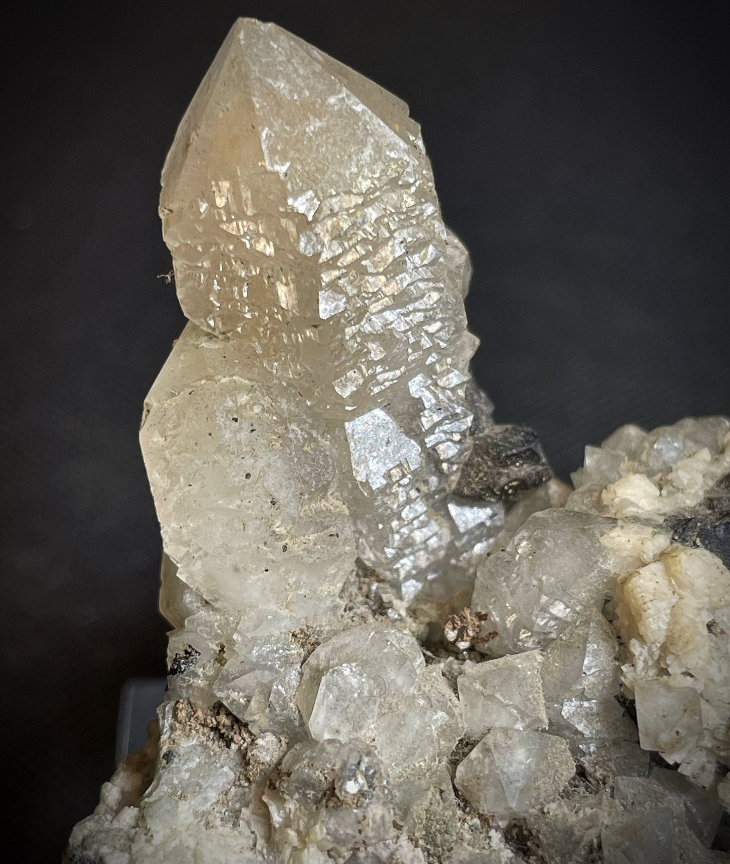 Quartz With Galena - Collectors Piece, Home Décor