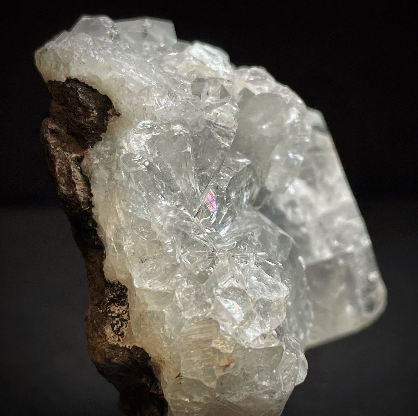 Druzy Apophyllite From Jalgaon District Maharashtra India, Crystal, Home Décor, Collectors Piece