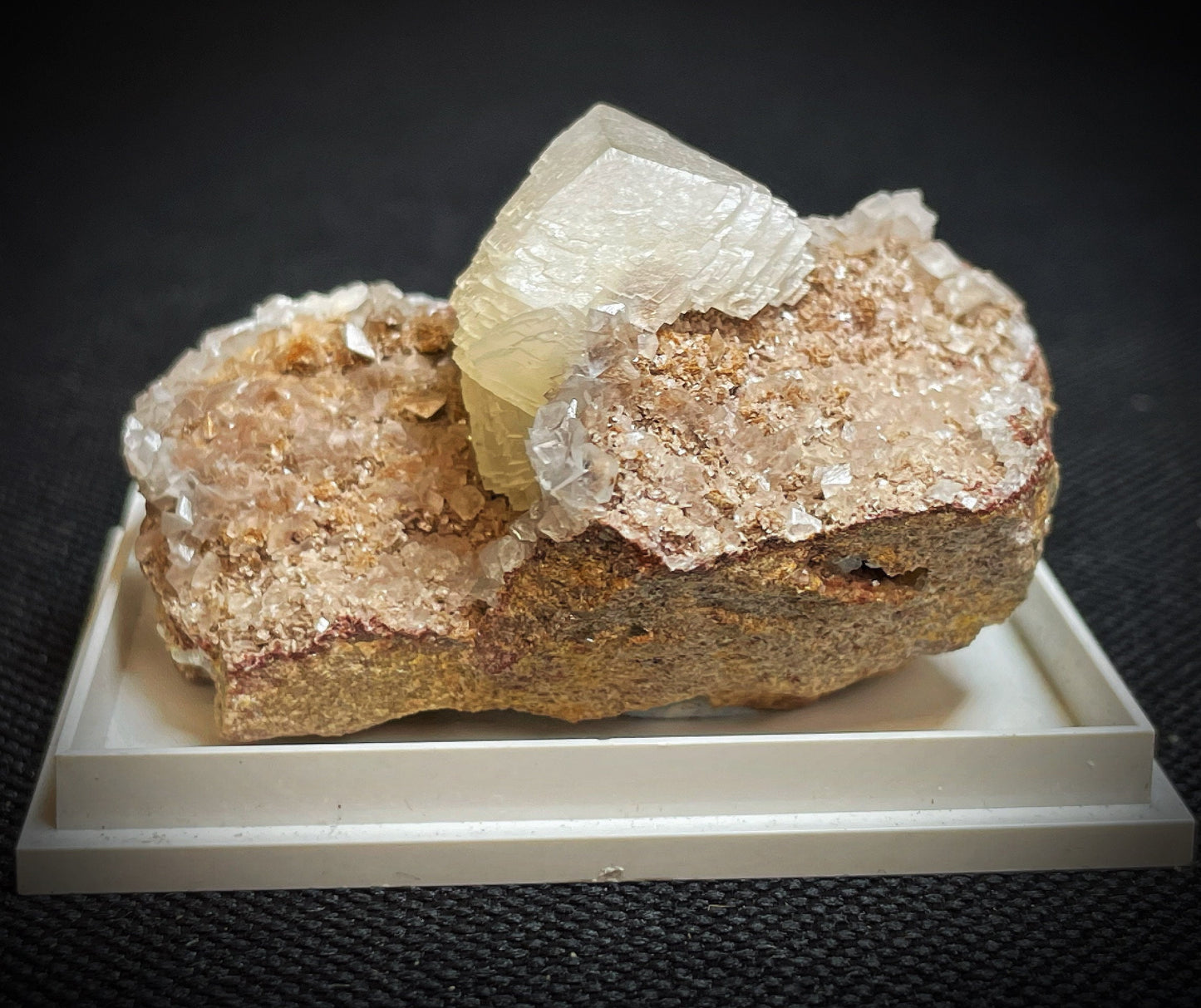 Calcite From Taffs Well Quarry, Pentyrch, Near Cardiff, Wales, Uk- Collectors Piece, Home Décor