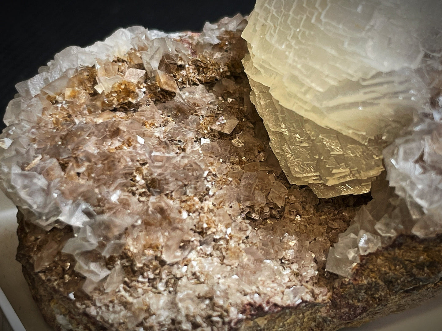 Calcite From Taffs Well Quarry, Pentyrch, Near Cardiff, Wales, Uk- Collectors Piece, Home Décor