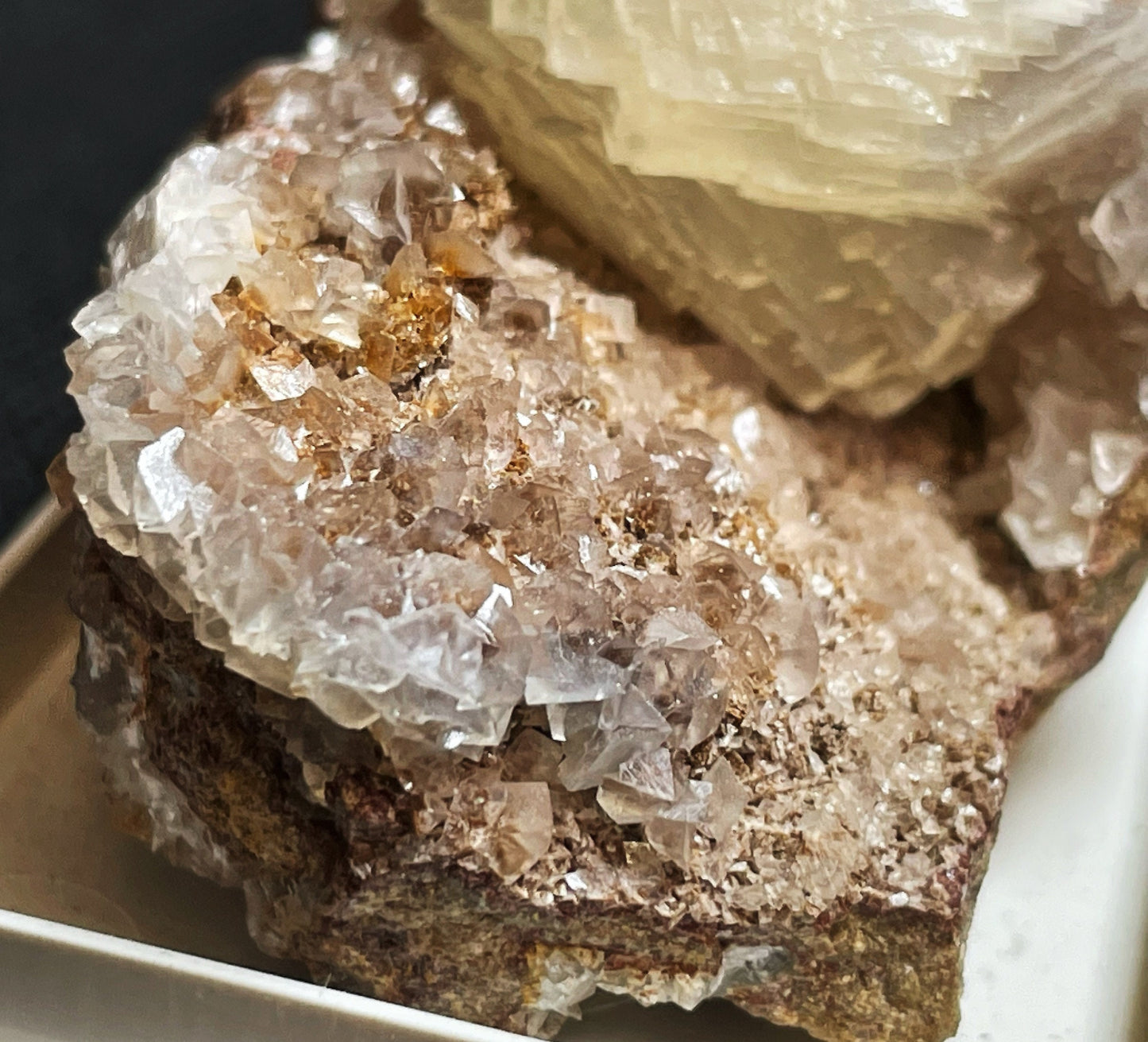 Calcite From Taffs Well Quarry, Pentyrch, Near Cardiff, Wales, Uk- Collectors Piece, Home Décor