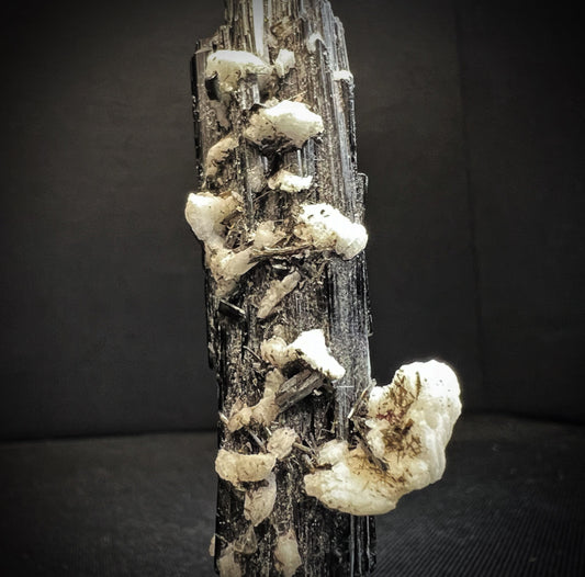 Black Tourmaline With Feldspar- Home Décor, Collectors Piece