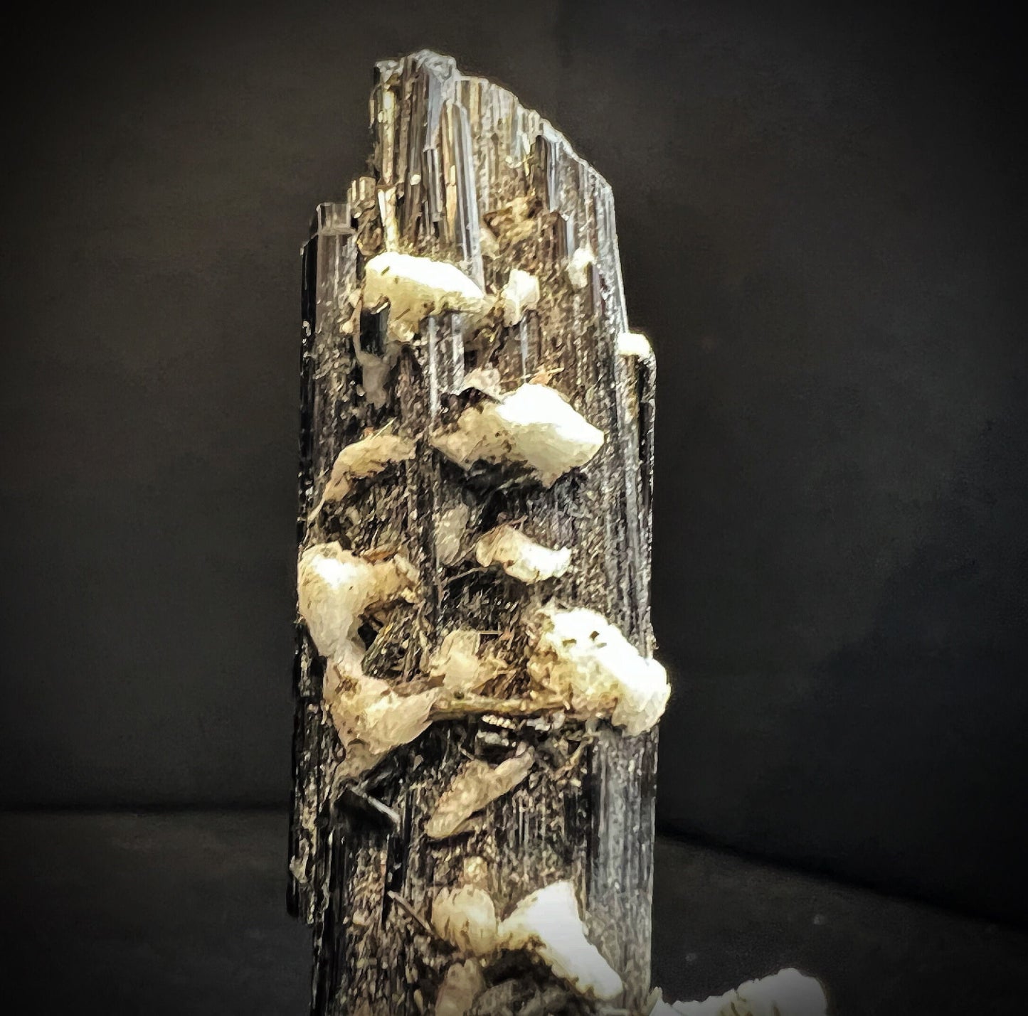 Black Tourmaline With Feldspar- Home Décor, Collectors Piece