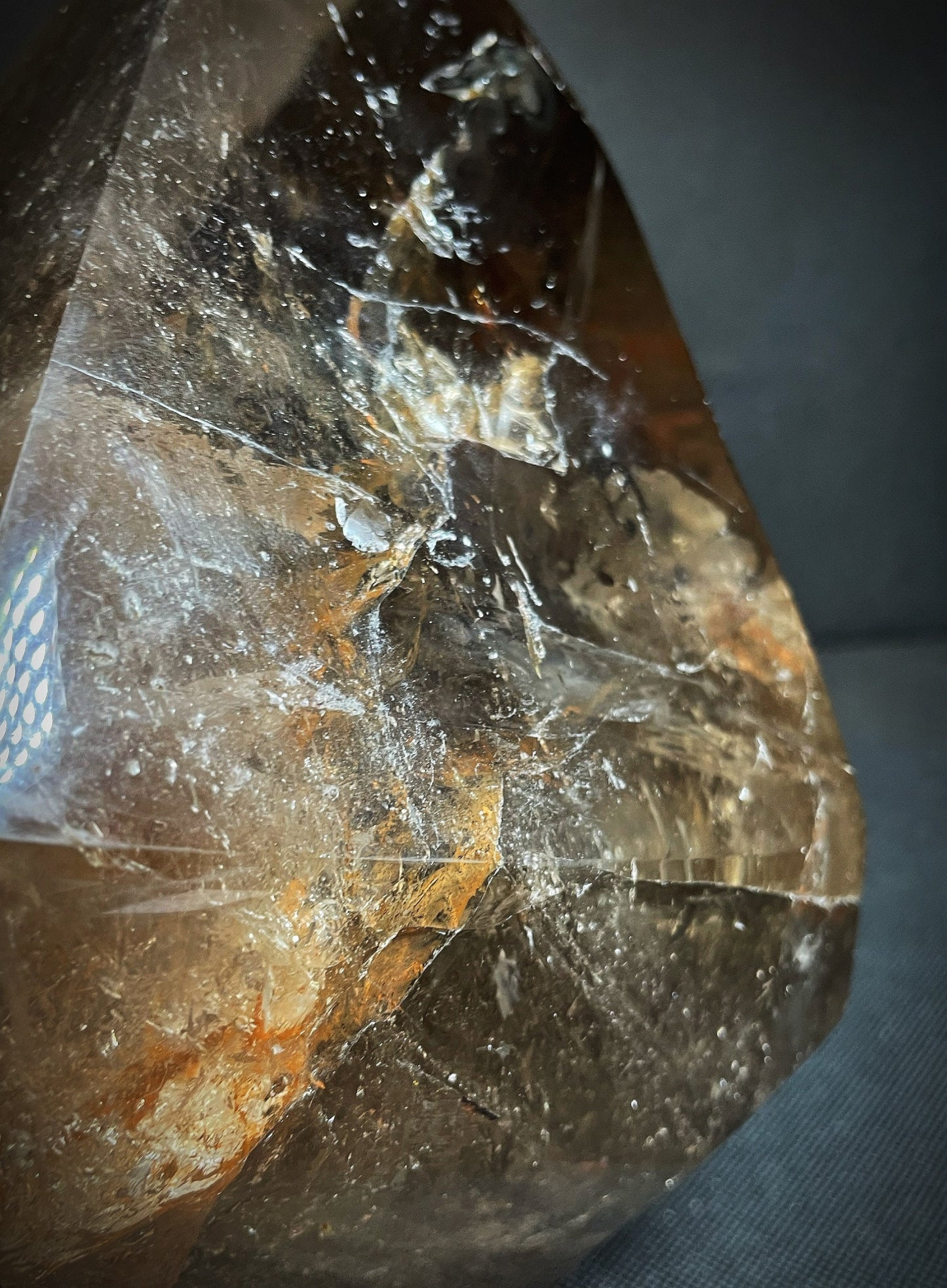 Large Free Standing Smoky Quartz- Home Décor, Statement Piece