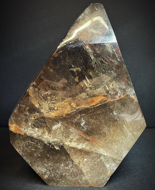 Large Free Standing Smoky Quartz- Home Décor, Statement Piece
