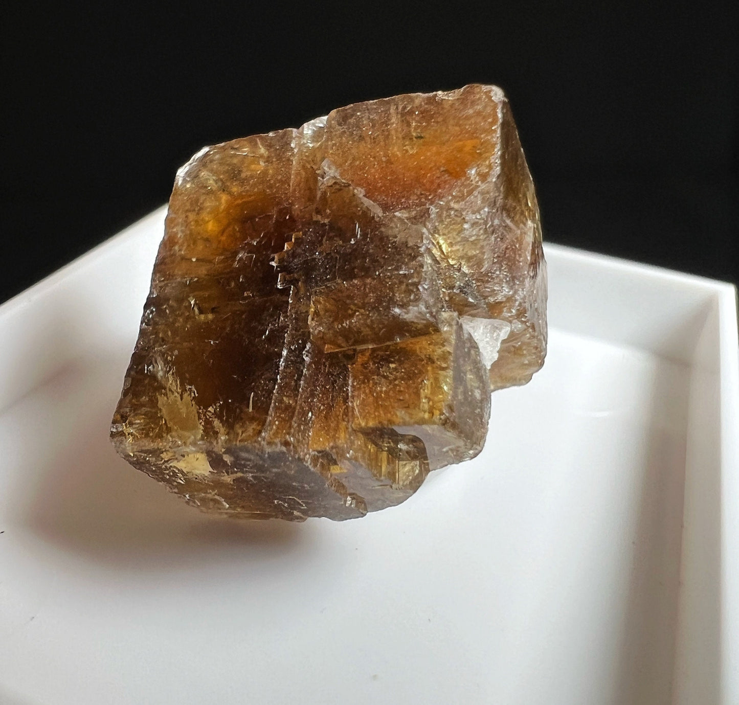 Fluorite Cube From Grasse, Alpes Maritimes, Alpes-Cote D'Azur, France- Collectors Piece, Home Décor (Box Included)