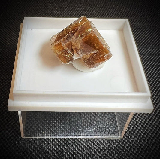 Fluorite Cube From Grasse, Alpes Maritimes, Alpes-Cote D'Azur, France- Collectors Piece, Home Décor (Box Included)