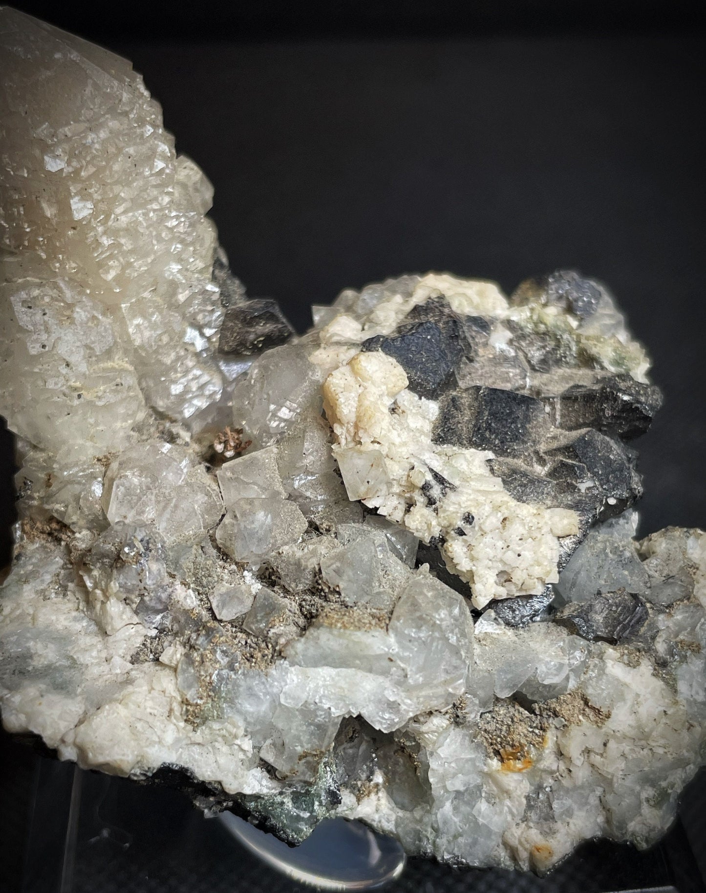 Quartz With Galena - Collectors Piece, Home Décor