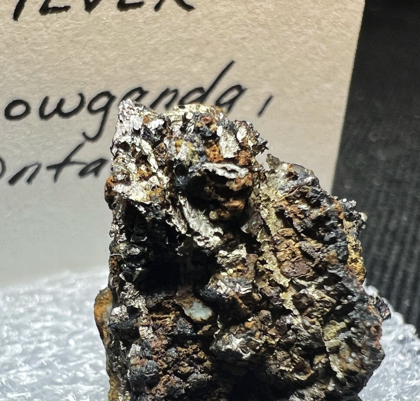 Silver From Gowganda, Ontario (Box Included) Collectors Piece, Home Décor