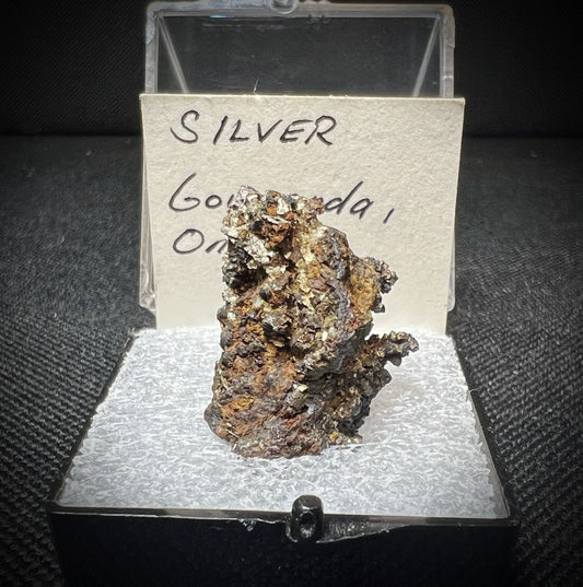 Silver From Gowganda, Ontario (Box Included) Collectors Piece, Home Décor