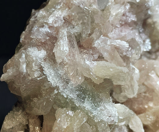 Scolecite, Apophyllite With Stilbite Specimen From Jalgaon District Maharashtra India Collectors Piece