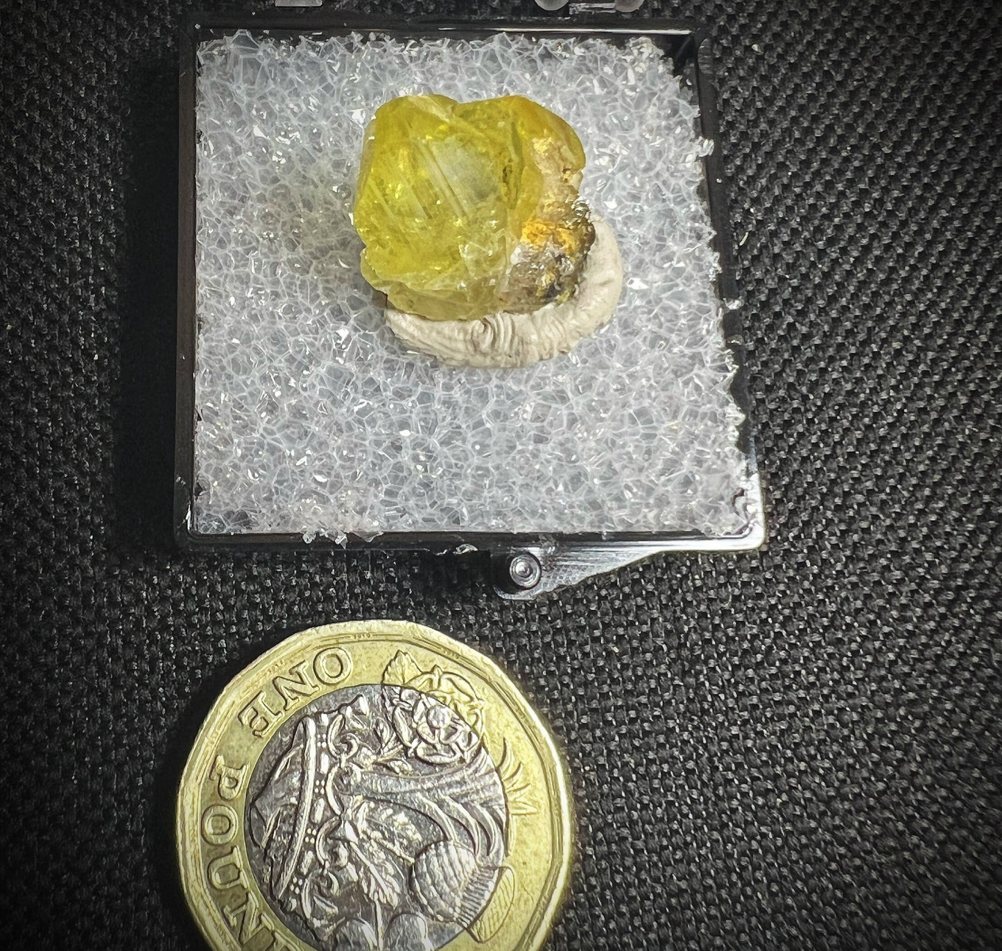 Anglesite From Morocco (Stand Included) Collectors Piece, Rare
