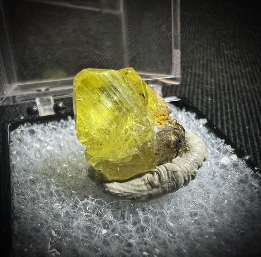 Anglesite From Morocco (Stand Included) Collectors Piece, Rare