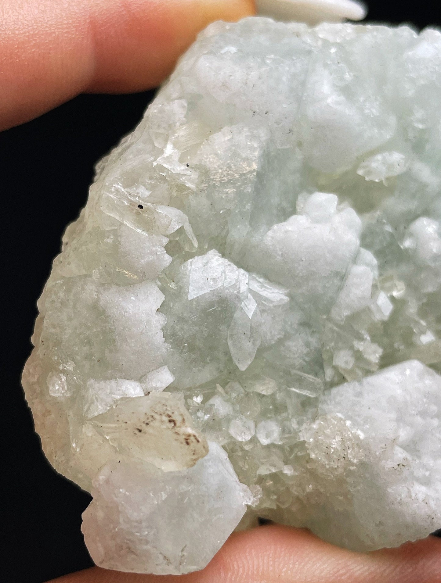 Double Sided Green Apophyllite From Jalgaon District Maharashtra India Collectors Specimen Home Décor