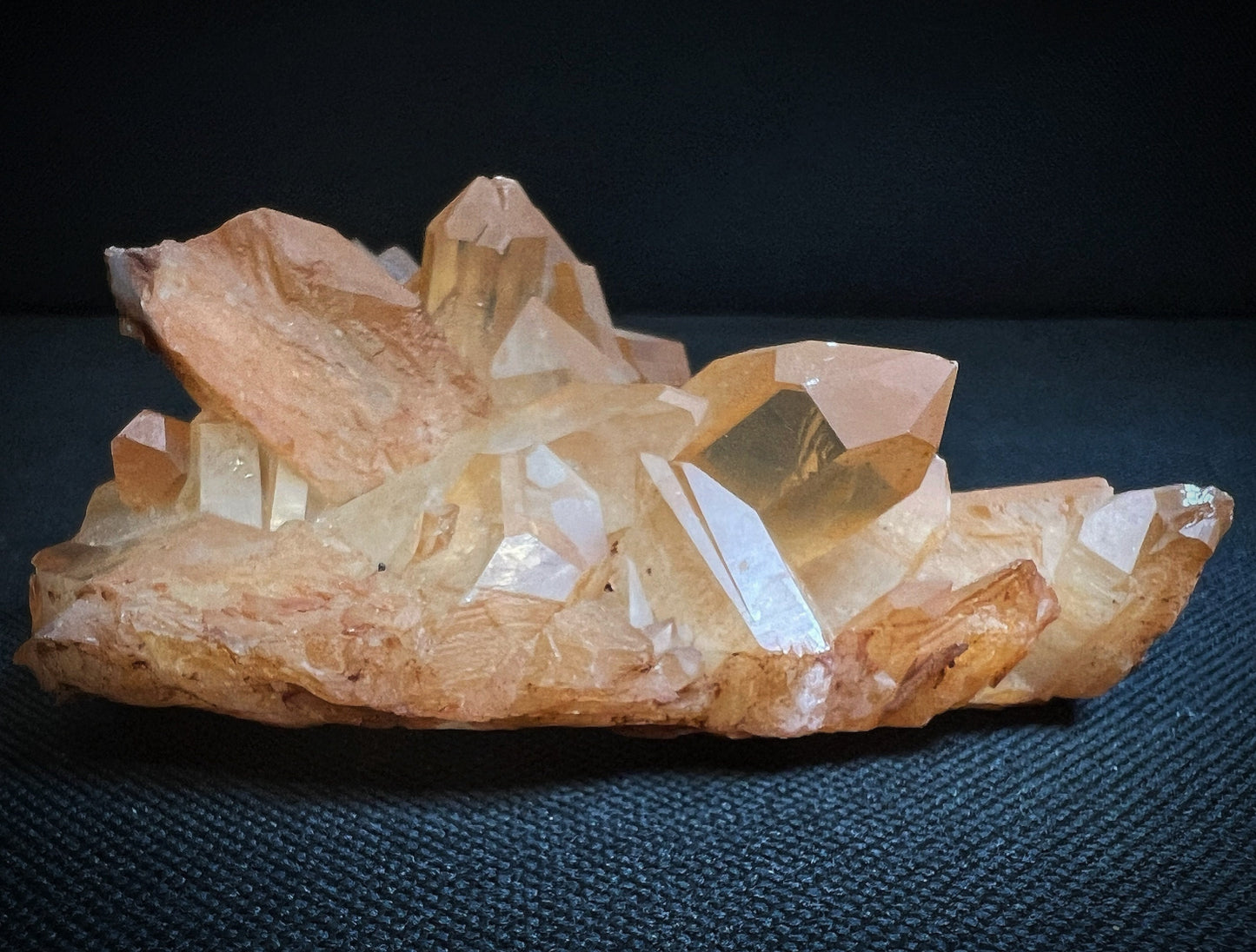 Tangerine Quartz From Corinto, Minas Gerais, Brazil- Home Décor, Gift, Crystal Healing