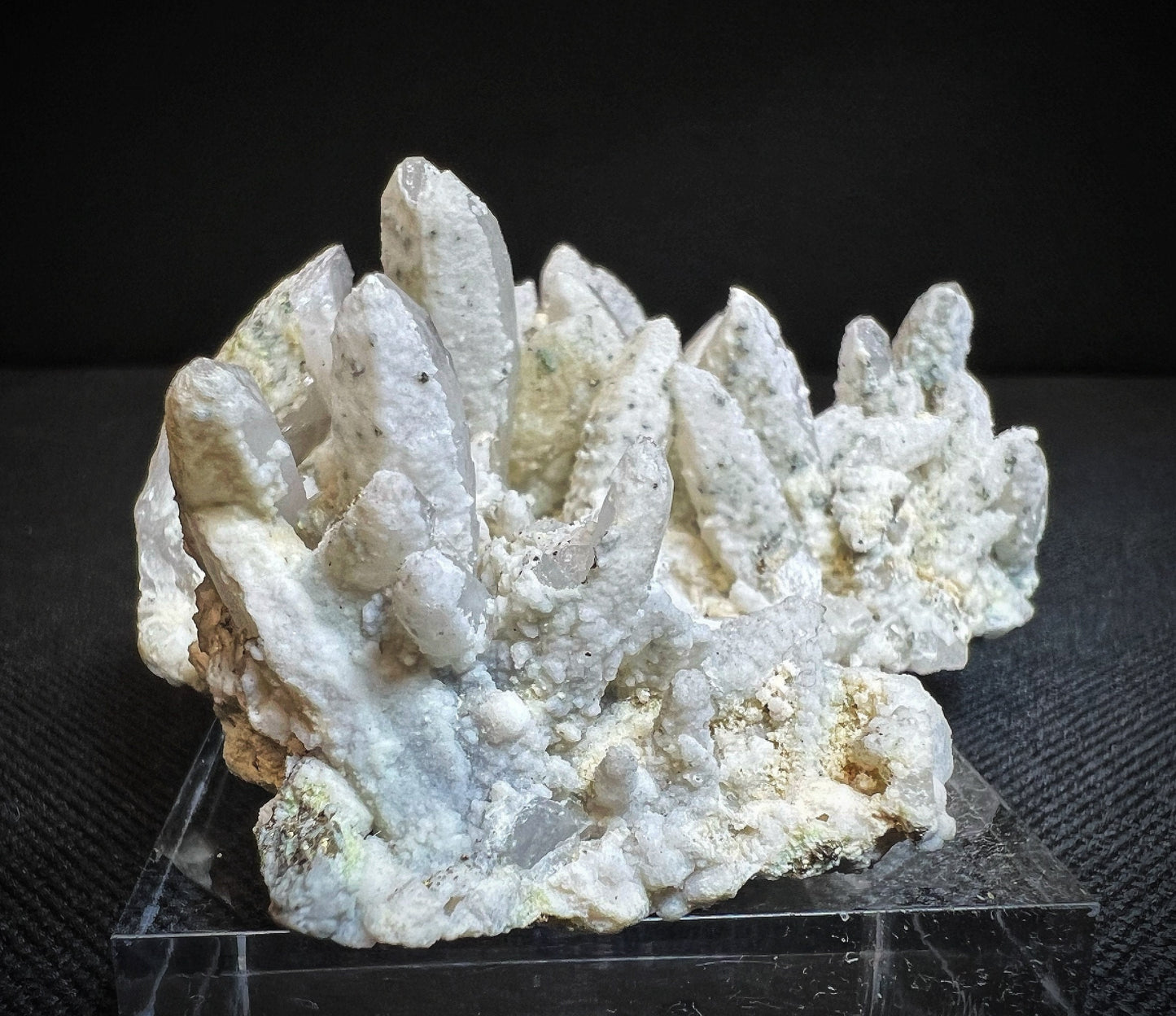 Calcite On Quartz With Pyrite Inclusions From Pachapaqui, Ancash, Peru- Statement Piece, Collectors Piece, Gift (Stand Not Included)