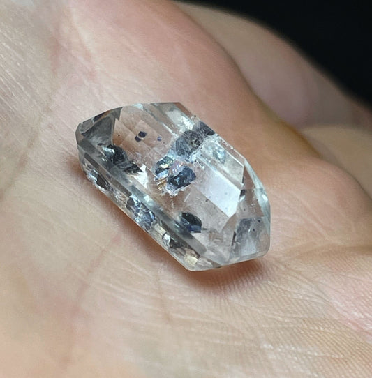 Rare Gem Cut Fluorite In Quartz From A One Off Pocket In Madagascar 2004- Collectors Piece, Jewellery
