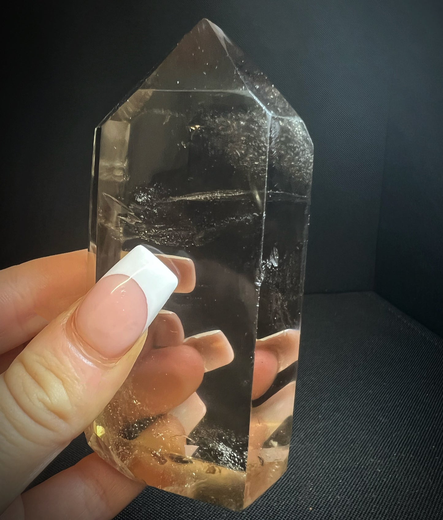 Outstanding Natural Rare Citrine Point Free standing Home Décor Statement Piece From Africa