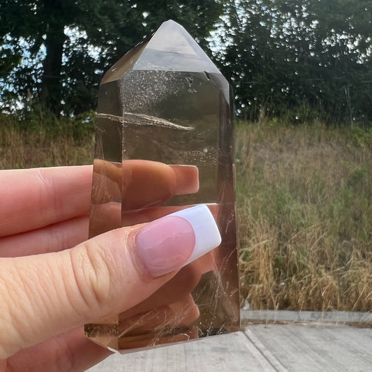 Outstanding Natural Rare Citrine Point Free standing Home Décor Statement Piece From Africa