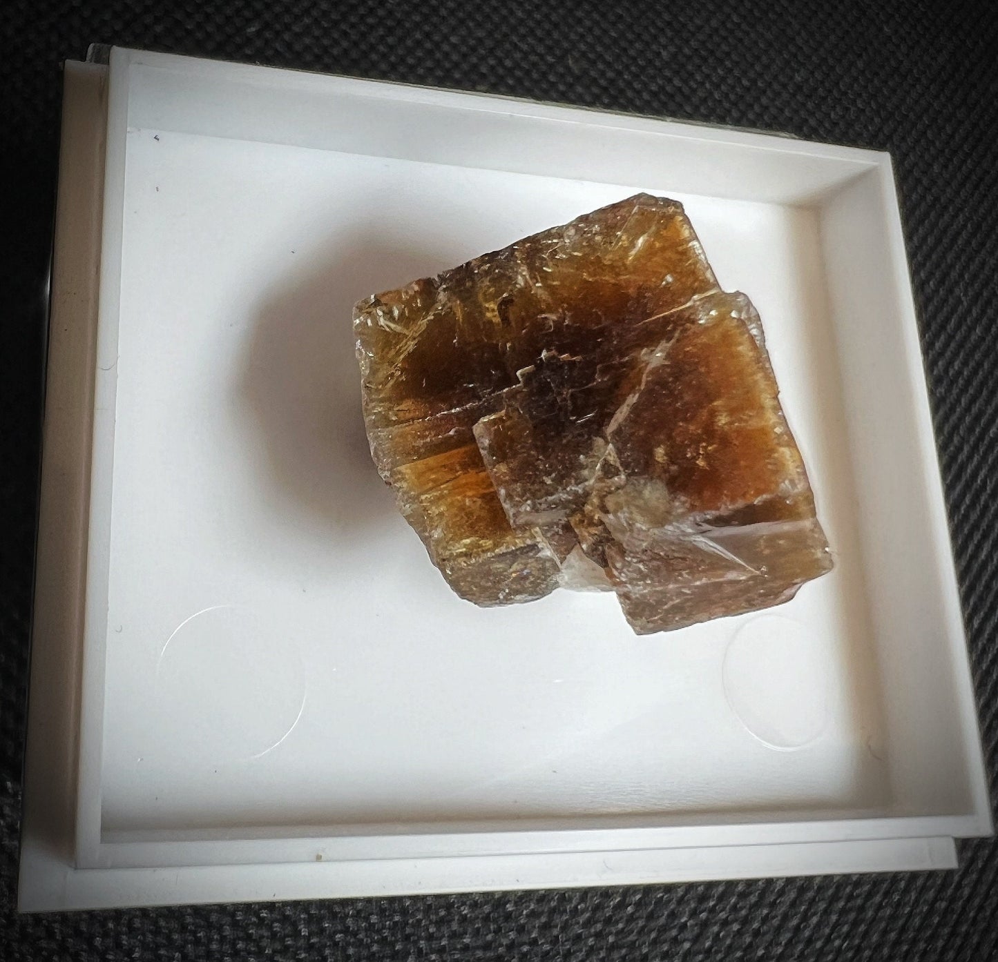Fluorite Cube From Grasse, Alpes Maritimes, Alpes-Cote D'Azur, France- Collectors Piece, Home Décor (Box Included)