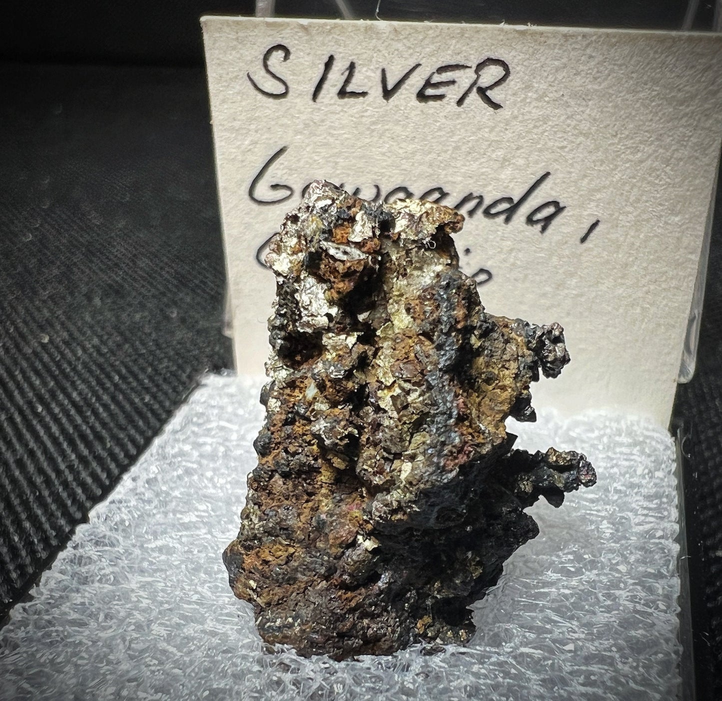 Silver From Gowganda, Ontario (Box Included) Collectors Piece, Home Décor