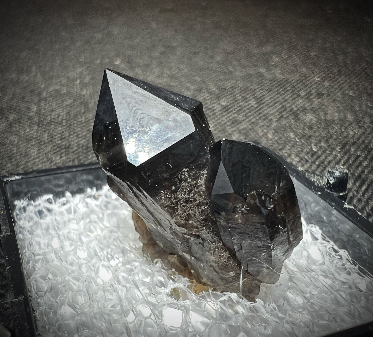 Smoky Quartz From Magnet Cove, Arkansas (Box Included) Collectors Piece, Home Décor