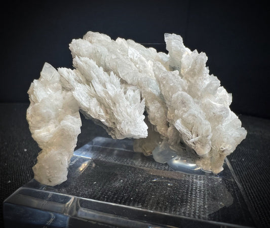 Feathered Barite - Collectors Piece (Stand Included)