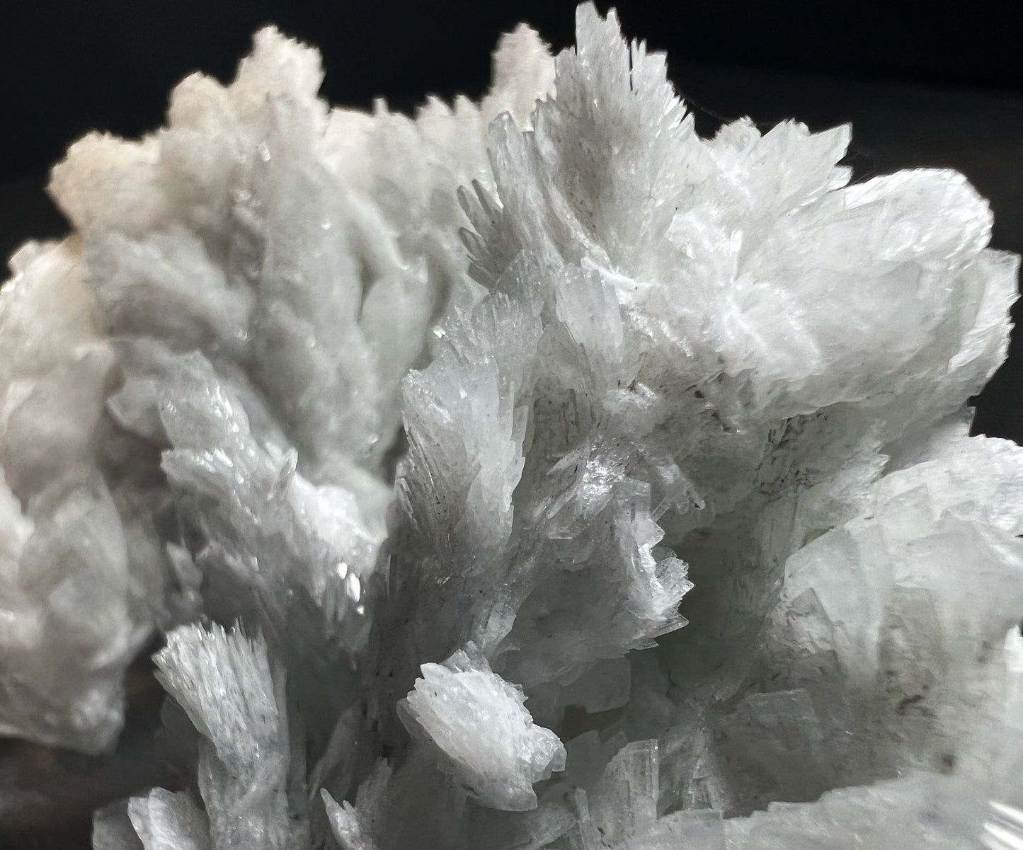 Feathered Barite - Collectors Piece (Stand Included)