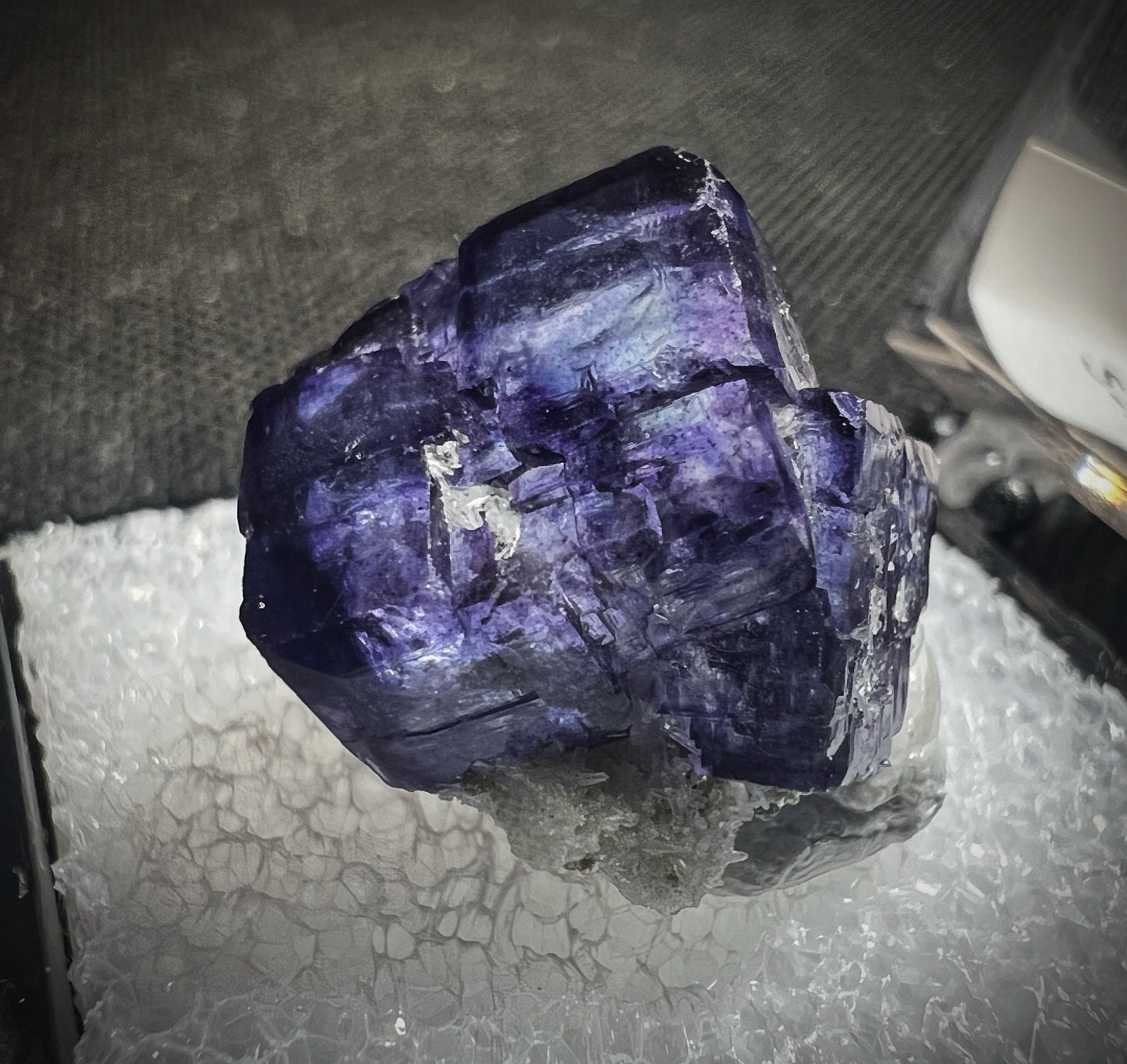 Purple Fluorite From Naica Mine, Chihuahua, Mexico- Collectors Piece (Box Included)
