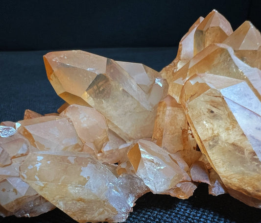 Tangerine Quartz From Corinto, Minas Gerais, Brazil- Home Décor, Gift, Crystal Healing